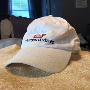 White Vineyard Vines Hat